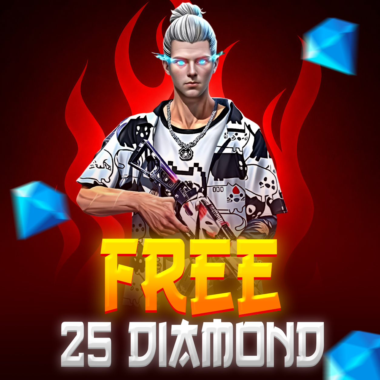Free 25 Diamond